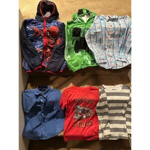 Bundle of Boy Clothes Mixed with Tops & Jackets Size 7/8